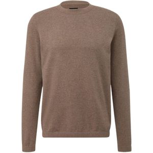 Q/S by s.Oliver gemêleerde pullover bruin