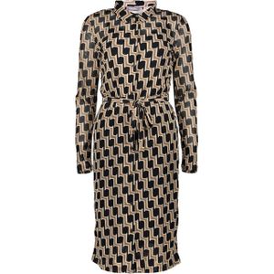 Geisha jurk met zebraprint zand zwart Kleding kopen Groot aanbod online beslist