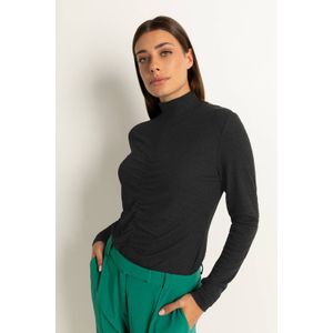 CLAUDIA BY CLAUDIA STRÄTER top met col zwart