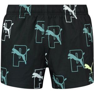Puma zwemshort zwart/blauw/groen