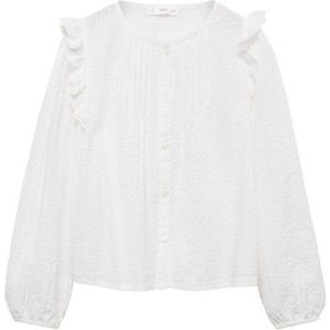 Mango Kids blouse lichtbeige