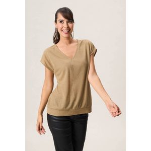 Miss Etam glitter top goud