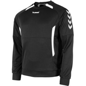 hummel sportsweater Authentic Top RN zwart/wit