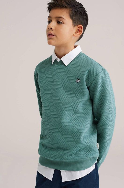 WE Fashion sweater groen