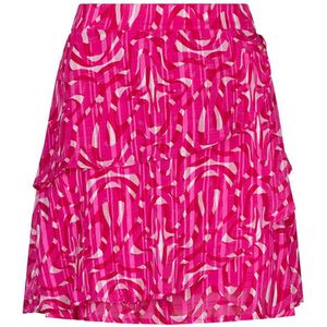 Lofty Manner rok Saige met all over print roze