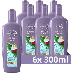 Andrélon Mild & Zacht shampoo - 6 x 300 ml