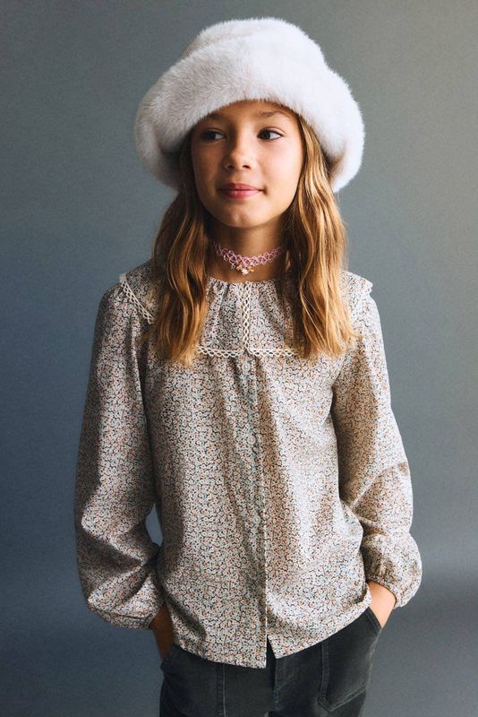 Mango Kids blouse groen