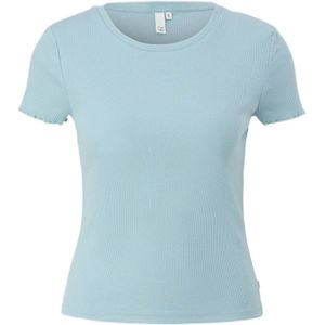 Q/S by s.Oliver ribgebreid T-shirt turquoise