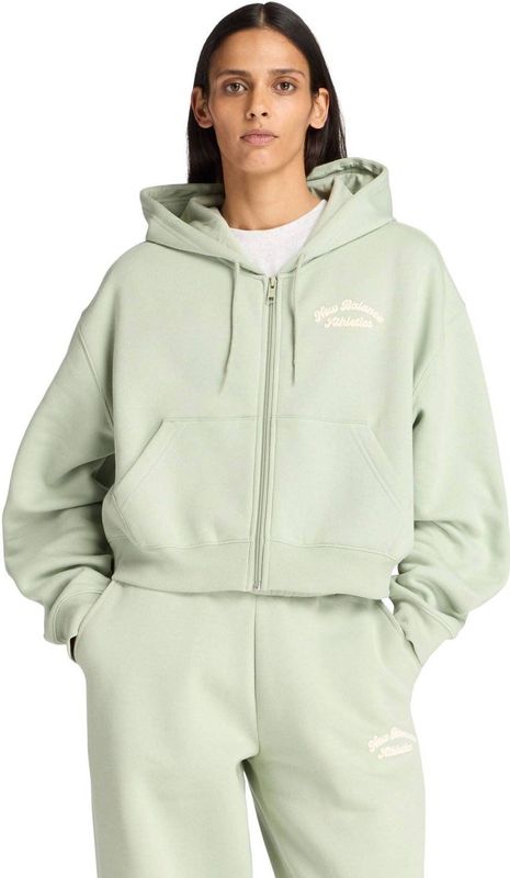 New Balance - Sweatvest - Lichtgroen