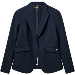 Mos Mosh rechtvallende blazer MMBlake donkerblauw