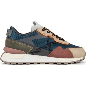 Munich Pulsar sneakers blauw/beige/oranje