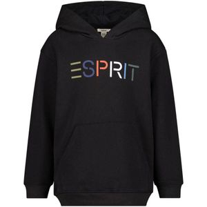 ESPRIT hoodie met logo zwart