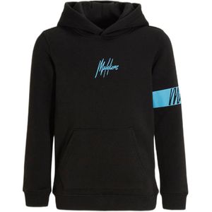Malelions hoodie Captain met logo zwart