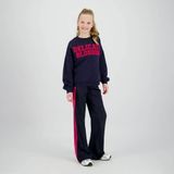 Raizzed Wide leg casual broek donkerblauw