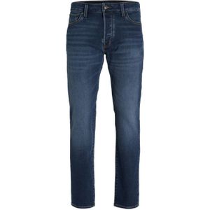 JACK & JONES PLUS SIZE tapered fit jeans JJIMIKE JJICON I.K. SQ 026 Plus Size blauw