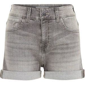 WE Fashion Blue Ridge high waist slim fit denim short grey denim