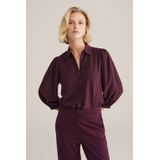 WE Fashion blouse donkerrood