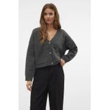 Awgemma - Gebreid Vest - V-Hals - Lange Mouwen - Regular Fit