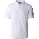 The North Face regular fit polo Piquet met logo wit
