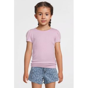 NAME IT MINI T-shirt rib gebreid roze