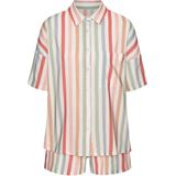 Lascana - Shortama - Multicolour Gestreept - 2-delig