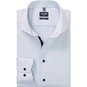 Olymp getailleerd zakelijk overhemd lichtblauw