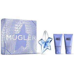 Thierry Mugler Angel eau de parfum 25 ml (navulbaar) + body lotion 50 ml + douchegel 50 ml - geschenkset