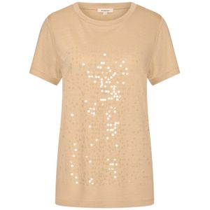 CINQUE Lange jas met opstaande kraag, model 'CIMERA' in beige online