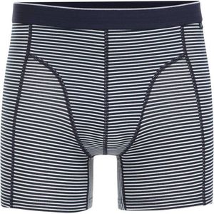 WE Fashion boxershort donkerblauw/wit