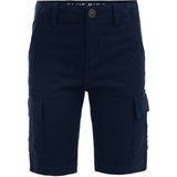 WE Fashion tapered fit cargo short royal navy