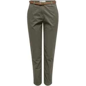 JDY regular fit chino JDYCHICAGO grijsbruin