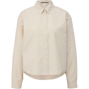 Q/S by s.Oliver gestreepte blouse beige/ecru