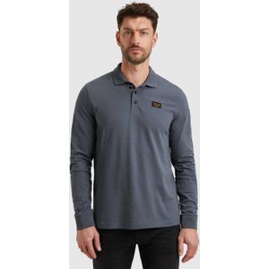 PME Legend Rechtvallend polo blauw