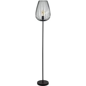 EGLO Newtown Vloerlamp - E27 - 159,5 cm - Zwart