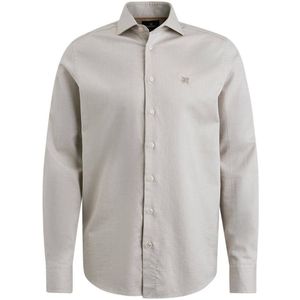 Vanguard slim fit overhemd met logo grijs