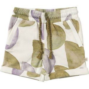 Your Wishes regular fit sweatshort Remo met all over print offwhite/groen/paars