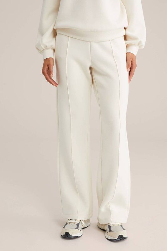 WE Fashion - Regular Fit Jersey Broek - Dames