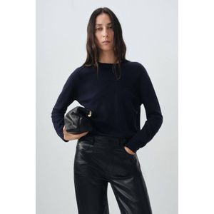 MANGO - Serrano - Trui - Marine - Losse Pasvorm - Lange Mouw