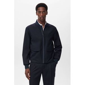 Mango Man sweatvest donkerblauw