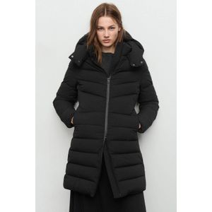 MANGO - BEGO - Gewatteerde Jas - Zwart - Waterafstotend