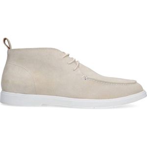 Manfield suède veterboots beige