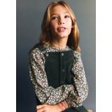 Mango Kids gebloemde blousetop groen