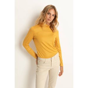 Claudia Sträter top met col oker