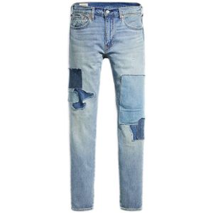 Levi's 512 slim fit jeans met patches walk in the park