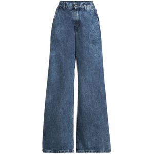 Lois high waist wide leg jeans medium blue denim
