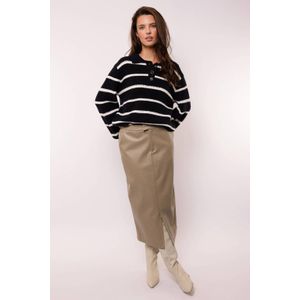 G-maxx imitatieleren rok beige