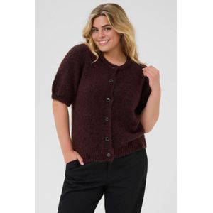 Kaffe Curve gebreid vest zwart