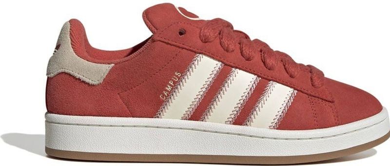 adidas - Campus 00s - Dames - Rood Cream Wit Core Wit - Basketbalschoenen