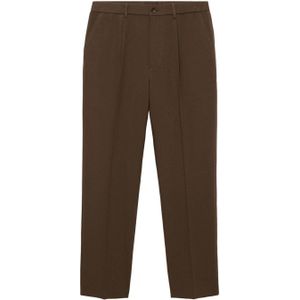 Mango Man regular fit pantalon bruin