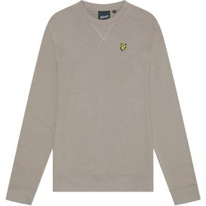 Lyle & Scott sweater met logo taupe